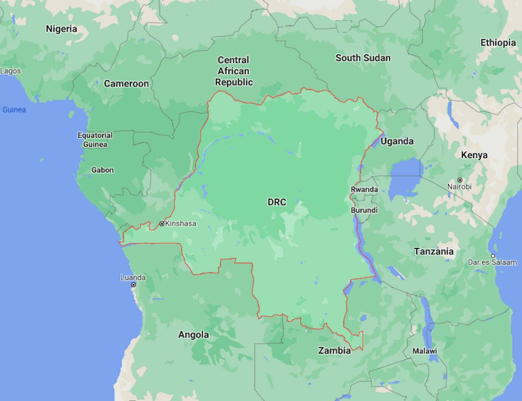 CONGO MAP