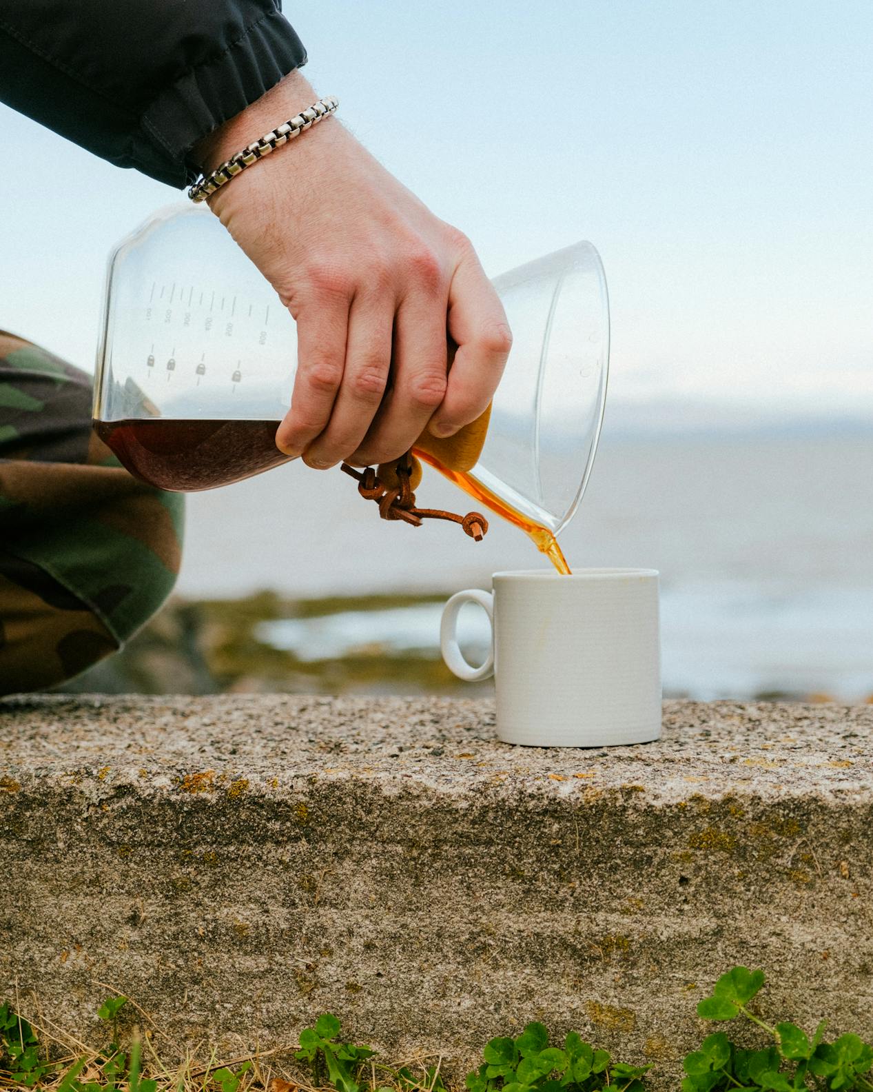 Clara Lacasse Chemex on lake November 2025