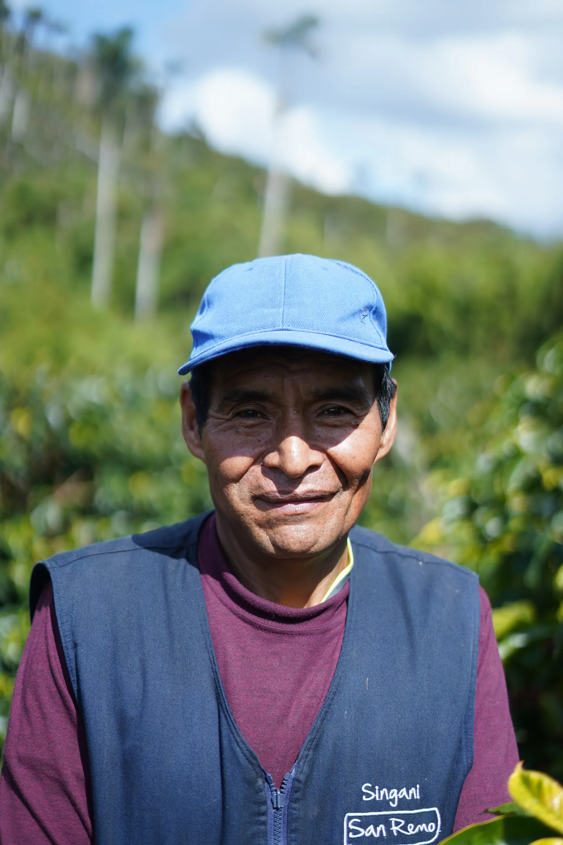 Paulino Guiterrez, one of the contributing farmers to this lot