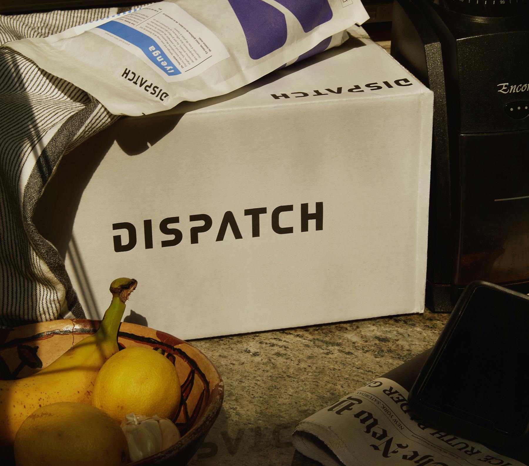 Dispatch Box with NY Times magazine